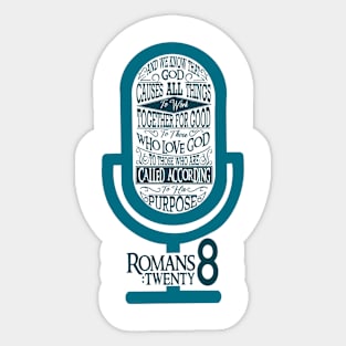 Romans 8:28 Sticker